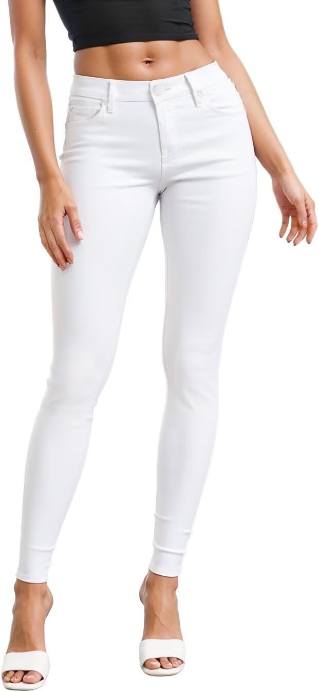 Women's Skinny Leg Work Pants - Hyper Stretch Comfy Trousers in Short, Regular and Long Inseams for Office Wear - Small 